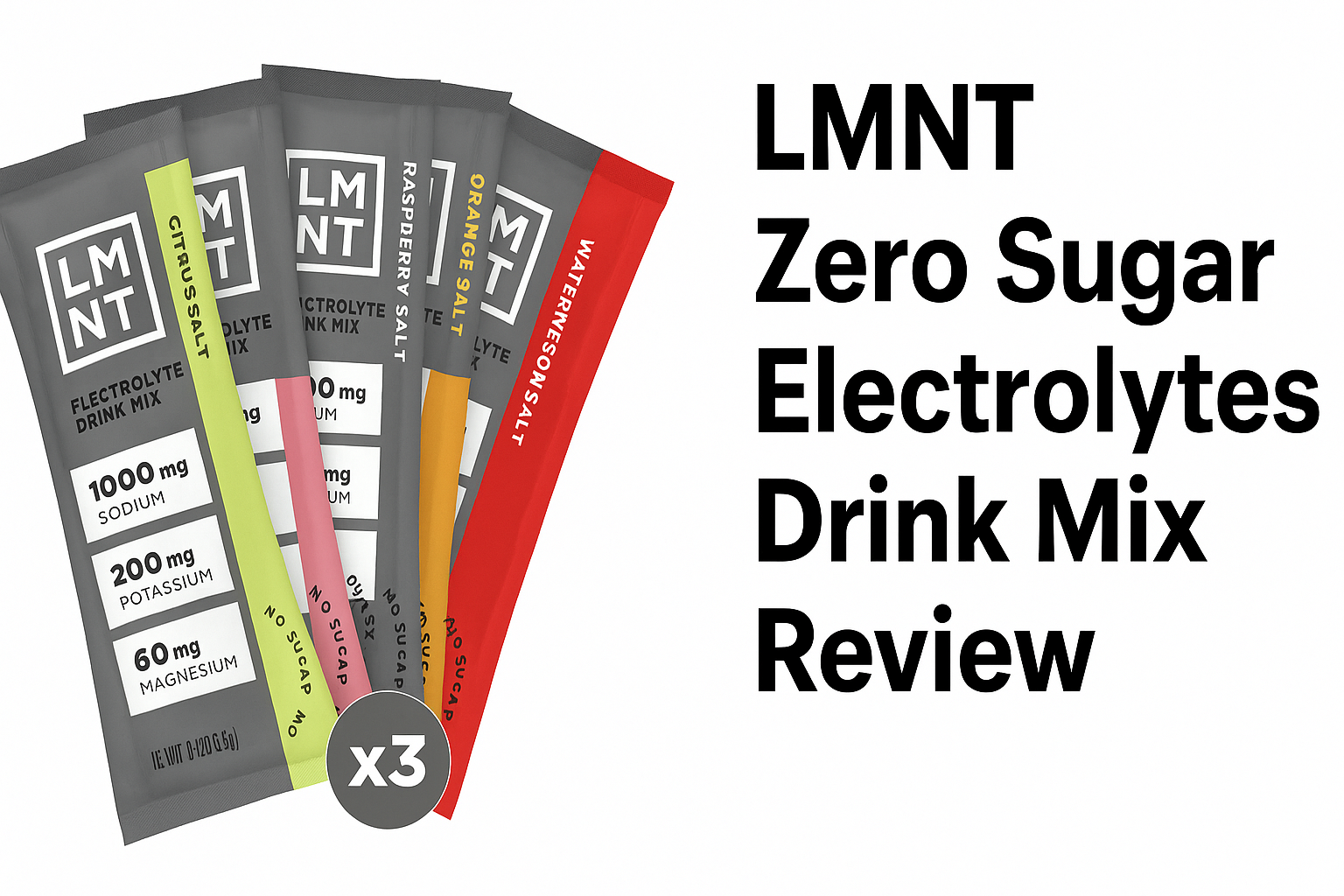 LMNT Zero Sugar Electrolytes Drink Mix Review post thumbnail image