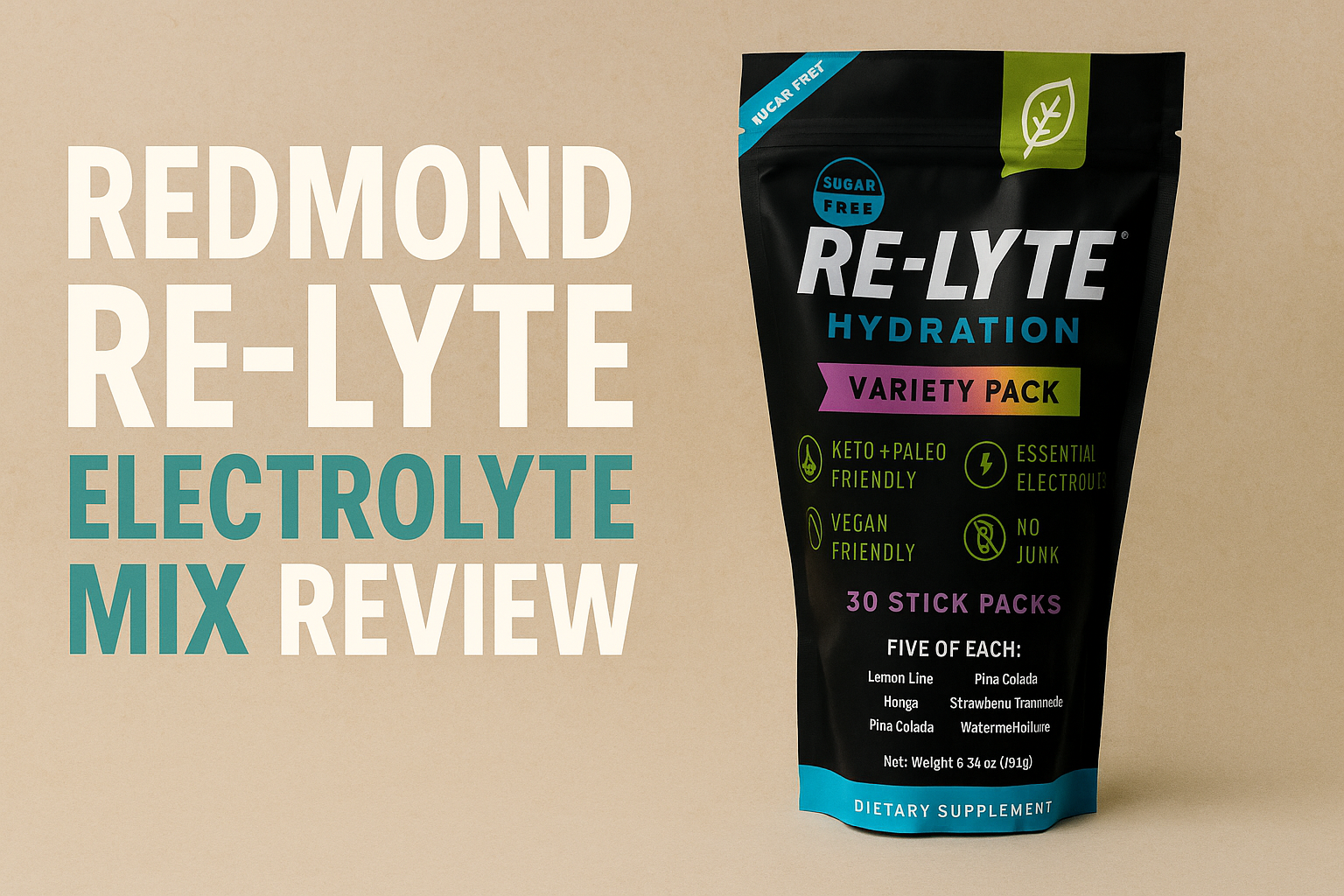 REDMOND Re-Lyte Electrolyte Mix Review post thumbnail image