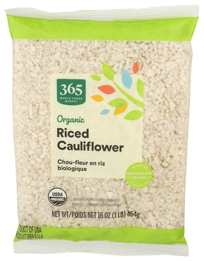 Bag of 365 Organic Riced Cauliflower, 16 oz