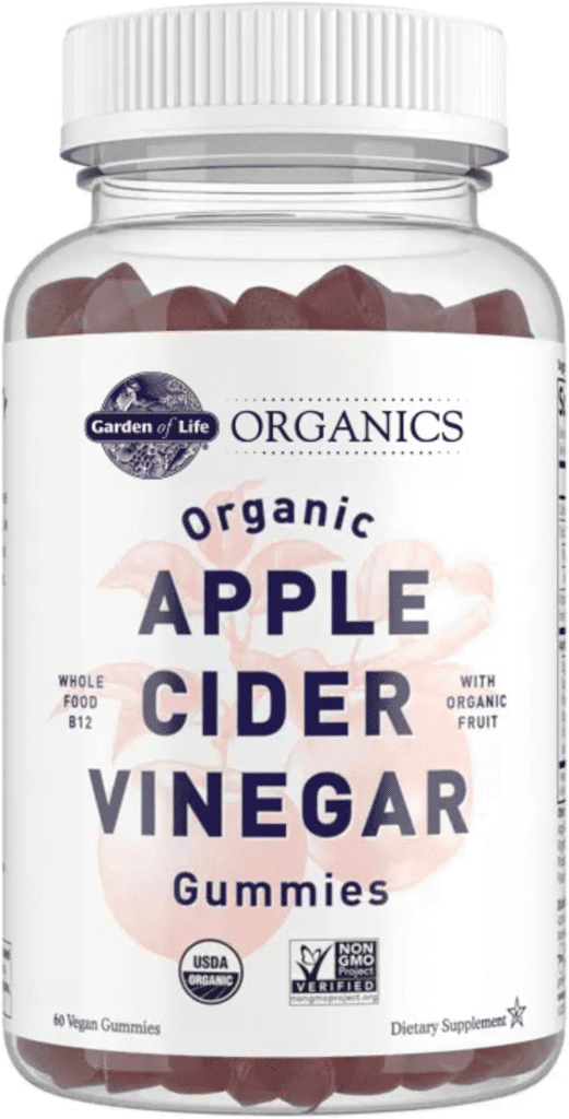 Garden of Life Organic Apple Cider Vinegar Gummies for weight loss.