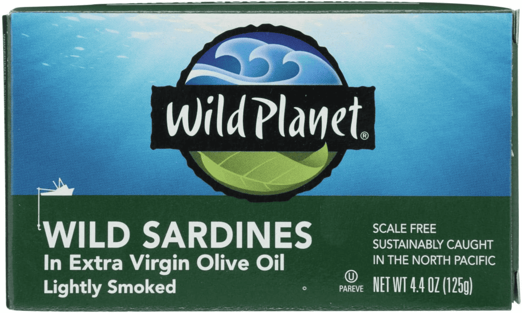 Wild Planet Lightly Smoked Sardines in Extra Virgin Olive Oil