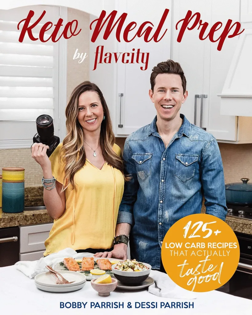 Keto Meal Prep cookbook by FlavCity: 125+ low-carb recipes.